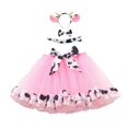 thumbnail image 1 of XDZJLR Jupe pour Filles Nouvelle Série Tutu en Double Maille Robe de Spectacle Performance Fête Shortie, 1 of 2