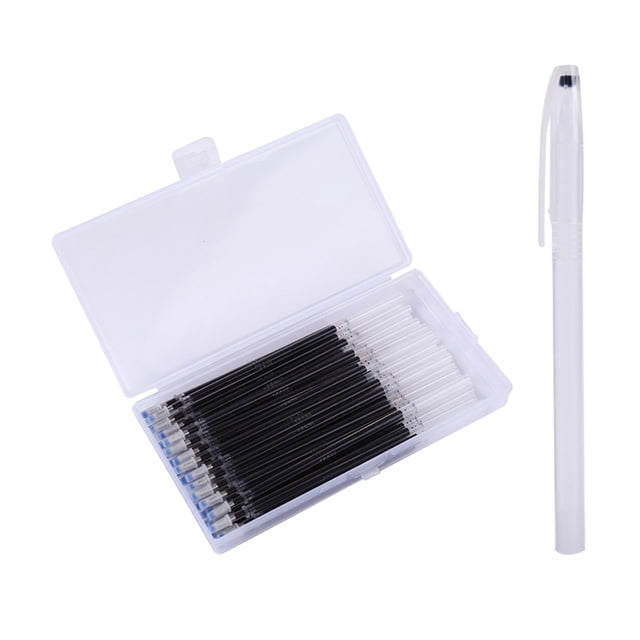 yuksok Erasable Fabric Marking Pens Refill Black