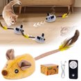 thumbnail image 1 of Meitianfacai Interactive Toys Mouse Mobile Toys Remote Control Toys Mouse Electronic Mobile Toys Squeaky Toys Suitable For Cats Self Play Exercise, Yellow, 1 of 3