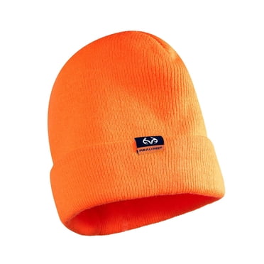 Bonnet de chasse isolé orange vif pour hommes Realtree, 1 Chacun