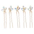 thumbnail image 2 of Épingles à Cheveux, Élégantes Rétro 5 Pcs avec Strass pour Bouquet, 2 of 8