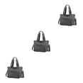 thumbnail image 4 of Wweixi 1/2/3 Sac Fourre-Tout Durable pour Femmes - Imperméable et Résistant à l'Usure, Multiples Poches Gris 3 Pcs, 4 of 6