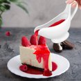 thumbnail image 4 of Ceramic Gravy Boats Porcelain Saucier Sauce Boats Seasoning Storage Container, 4 of 8