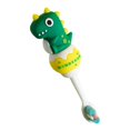 thumbnail image 1 of QJUHUNG 1-10Y Clean Toothbrush Cartoon Dinosaur Multiple Colour Deep Cleaning Food Grade Kids Toothbrush for Home, 1 of 10