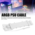 thumbnail image 4 of 120 LED Beads ARGB GPU Power Supply Cable, Meteor Light Effect, Side Lighting for Motherboard Computer Case, Wearproof and Flexible Chassis, 4 of 7
