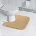 thumbnail image 4 of Bathroom Rugs and Mats Sets,Foam Bath Mat U Shape Toilet Mats Bathroom Rugs Soft Comfortable Water Drying Absorption Non-Slip Thick Machine Washable Easier to Dry Dark, 4 of 7