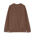 thumbnail image 4 of FAIWAD Men's Long Sleeve Sweatshirt Round Neck Solid Color Loose Pullover Tops Casual Oversized Blouse, 4 of 6