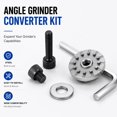thumbnail image 2 of Carbon Steel Star Lock System Multi-Tool Converter Adapter Power Tools, Oscillating Saw Blade Adapter Kit for Angle Grinder & Drill, Compatible with Multi-Tool Accessories, 1 Set, 2 of 6