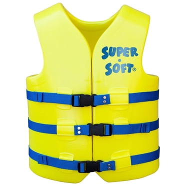 TRC Recreation Super Soft Adult XS Size Life Jacket Foam Swim Vest, Yellow
