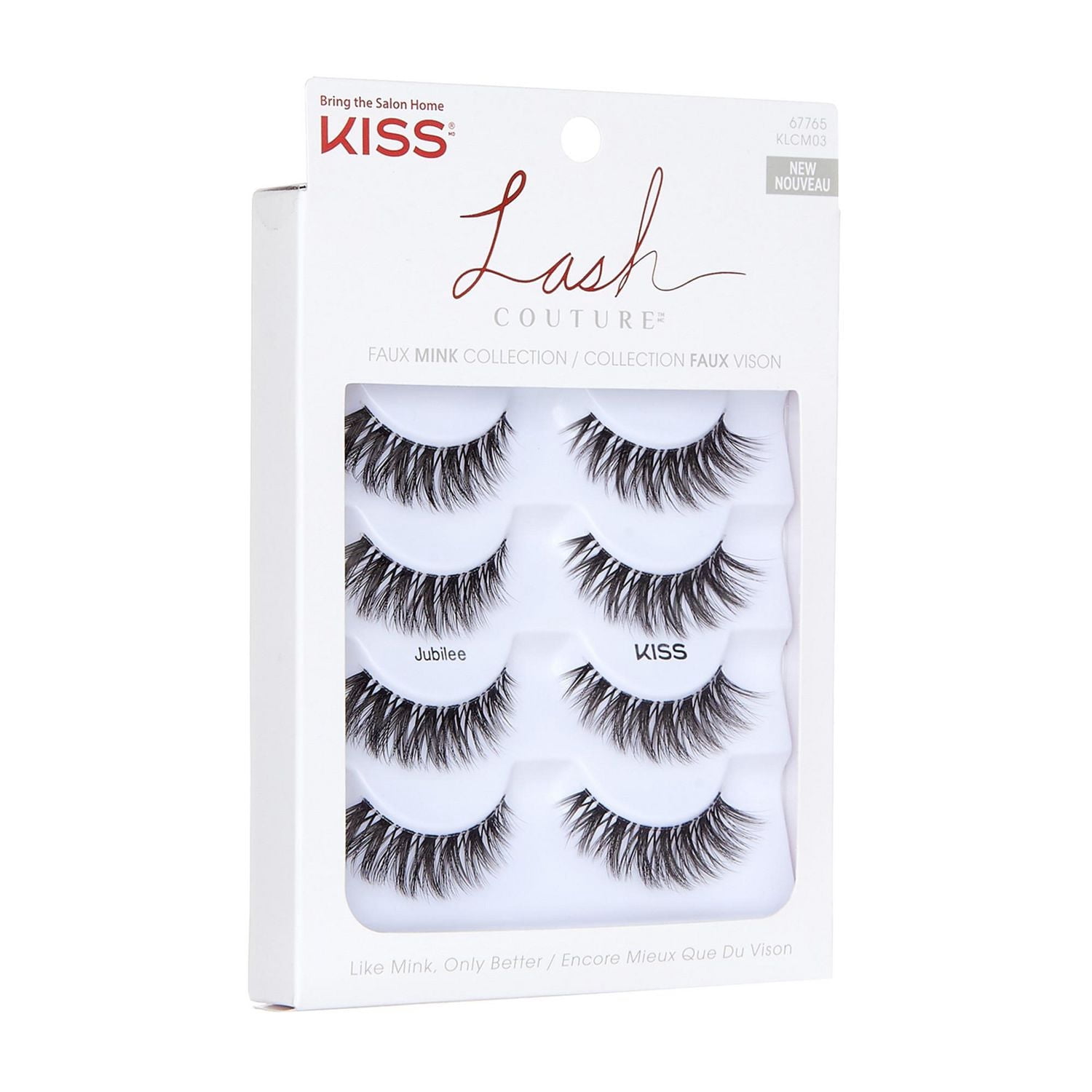 KISS Lash Couture Faux Mink Collection - Jubilee 4 Pairs