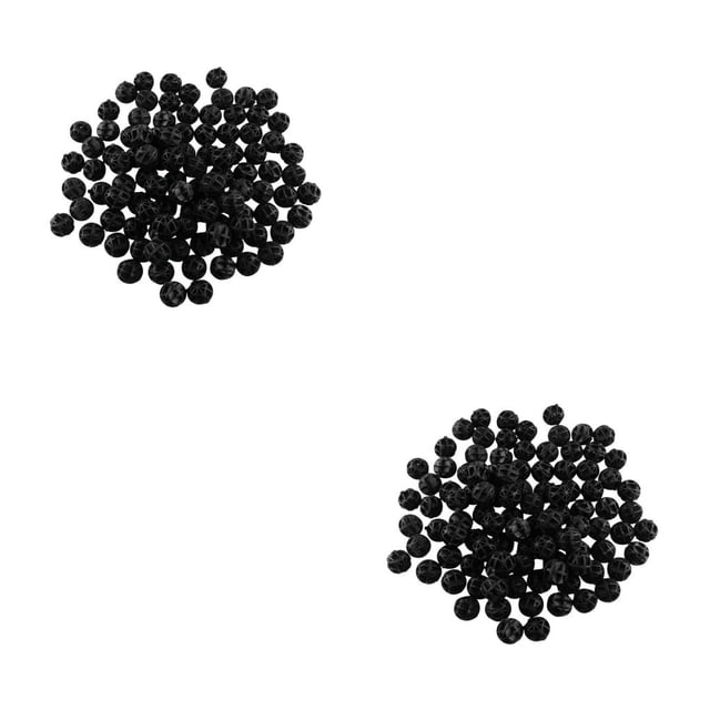 QualitChoice Filter Ball PP Compact Size Fishing Accessories Fish Supplies Water Cleaning Tool Practical Professional Filtering Device 26mm 50pcs 2Set