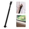 thumbnail image 2 of Dual Security Bar 1-Set Adjustable-Length Portable Strong Door Bar For Hinged And Sliding Patio Doors And Windows Home Travel Security Extends 28 In. To 45 In. Black, 2 of 4