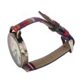 thumbnail image 3 of Bohemian Style Multi Colour Hippie Watch Brass PU Leather Button Battery Birthday Party Gifting, 3 of 7