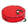 thumbnail image 1 of S Christmas Wreath Storage Bag With Carry Handles And Card Slot Waterproof Clothes Storage Bag Moving Bags, 1 of 6