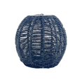 thumbnail image 1 of Abat-jour de Lampe Suspendue Style Rétro Luminaire Abat-Jour en Rotin pour Salon Rond Bleu, 1 of 8