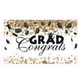 thumbnail image 1 of 1Pcs Backdrop Banner Super Soft Wear Resistant Polyester Congrats Grad Party Banner Decorations  Photography Prop for School, 1 of 10
