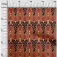 thumbnail image 1 of oneOone Tissu Georgette Viscose Rayé & Paisley Imprimé Ikat au Mètre 42 Pouces de Large, 1 of 4