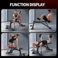 thumbnail image 3 of K Kingkang Adjustable Weight Bench Utility Workout Bench for Home Gym,Foldable Incline Decline Benches for Full Body Workout 660LB, 3 of 9