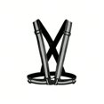 thumbnail image 3 of 1pc Reflective Elastic Shoulder Strap, Unisex, High Stretch And High Reflection, Suitable For Cycling, Running, Outdoor Activities Protective Gear, 3 of 3