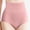 Pink, variant on Sentmoon Womens Panties Oversized High Waist Stretchy Seamless Womens Underwear No Pinching Hip Lift Postpartum Bikini Breathable and Comfortable for No Roll Waistband Beige L