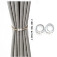 thumbnail image 1 of Two 16 Inch Magnetic Curtain Straps For Convenient Curtain Weaving And Fixing Ropes, 1 of 1