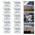 thumbnail image 1 of 10pcs 30/35mm Solar Panel Water Sludge Removal Clip Water Guide Cleaning Clips Photovoltaic Module Water Drainage Clips, 1 of 9