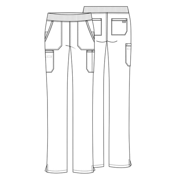 Cherokee Workwear Originals WW210 Women's Straight Leg Pull-on Scrub Pant