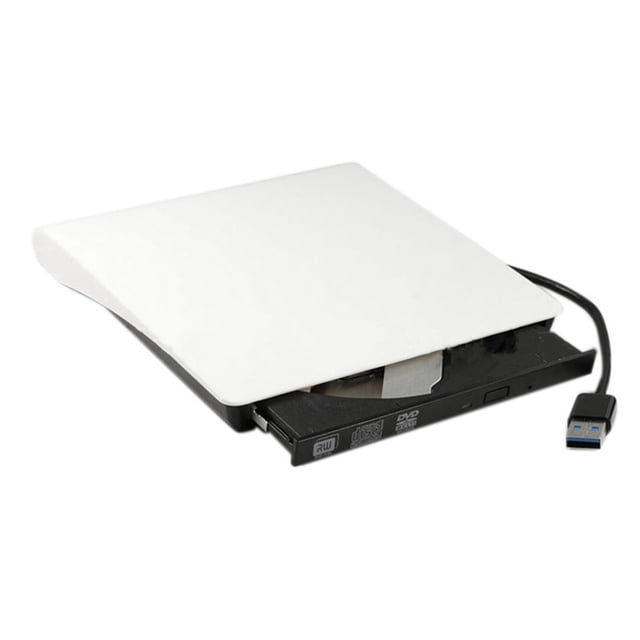External CD DVD Drive Portable USB 3.0 CD/DVD Player With Type-C Converter ,Easy to Install