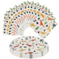 thumbnail image 1 of 1 Ensemble de Vaisselle en Papier Vaisselle de Service Jetable en Papier, 1 of 9