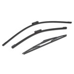 Windshield Wipers,3Pcs Front Windshield Wiper Front Windshield Wiper Blades Windshield Wiper Blades Versatile Functionality