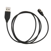 Headset Charging Cable,  Earphone Charging Cable Overvoltage Protection TPE Fast Charging Durable  For Daily Black,Blue