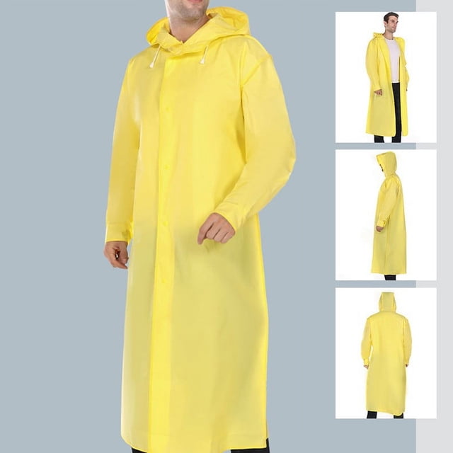 Cape, Imperméable à Capuchon à Manches Longues pour Femmes et Hommes 2 Pcs pour l'Extérieur