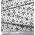 thumbnail image 2 of Soimoi Silk Fabric Flower Artistic Print Sewing Fabric Yard 42 Inch Wide, 2 of 3