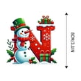 thumbnail image 1 of Bdday 26 Letters Christmas Tree Decoration Pendant Christmas Tree Ornaments Personalized DIY Christmas Ornaments Christmas Decoration Xmas Tree Hanging Decor Feature, 1 of 4