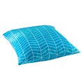 thumbnail image 3 of Outdoor Square Cushion 18in - Blue Zigzag, 3 of 3