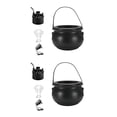 thumbnail image 1 of yingyy Halloween Witch Cauldrons Fog Maker Spooky Mist Effect Festive Decorations Safe To Wide Application black UK  Plug 2Set, 1 of 6