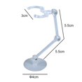 thumbnail image 4 of Milaget 4pcs Action Figure Stand, Transparent de Montage Action Figure Présentoir Support Base Blanc, 4 of 4