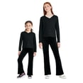 thumbnail image 3 of George Girls' Lace Trim Rib Top, 3 of 6