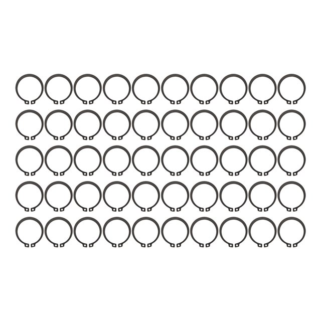 AC Compressor Clutch Retaining Ring,50PCS 1.8mm Thickness AC AC Compressor Clutch Iron Retaining Ring AC Compressor Clutch Shaft Snap Ring Unparalleled Experience