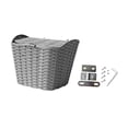 thumbnail image 2 of Lipstore Bike Storage Basket with Lid Detachable Front Frame Bike Basket Cycling Carrying Gray, 2 of 8