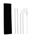 thumbnail image 1 of Meitianfacai 304 Color Metal Stainless Steel Straws Portable Set Reusable Bar Drinks Milk Tea Straws 5pc, 1 of 2
