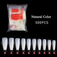 thumbnail image 1 of 500PCS Long False Nails French Press on Nail Soft Gel Full Cover Nail Tips, 1 of 4