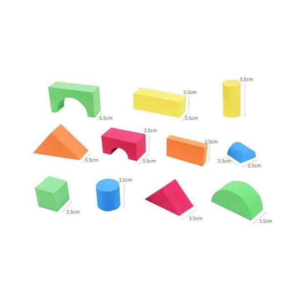 2 Pièces. Blocs De Construction En Mousse Pour Enfants Pour Courir Et Grimper Blocs De Construction Souples Jaune Vert 98419448