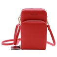 thumbnail image 1 of Women Mini Crossbody Bag with Adjustable Strap Solid Pattern Zip Handbags Multipurpose Mini Shoulder Bag, 1 of 8