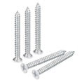thumbnail image 1 of Unique Bargains ST3.5x35mm White Screws Self Tapping Screws, 100 Pack Flat Head Phillips Wood Screws for Woodworking, 1 of 4