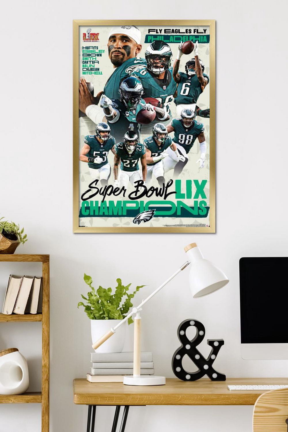 NFL Philadelphia Eagles - Super Bowl LIX Champions Wall Poster