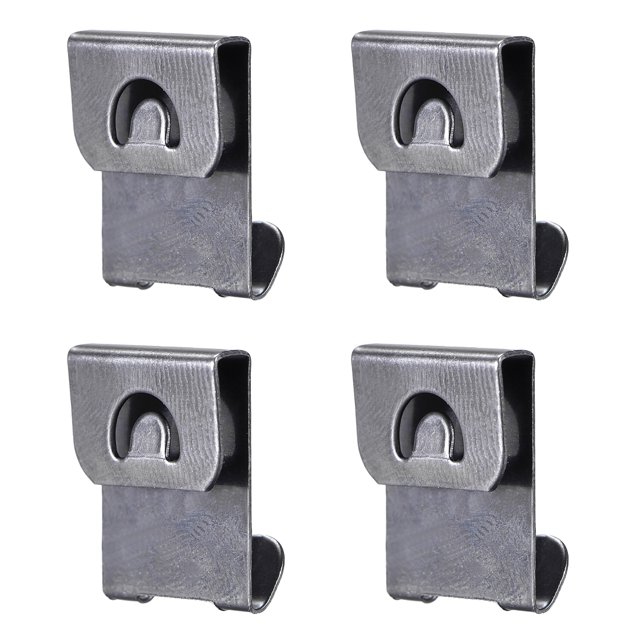 Unique Bargains Photo Frames Hanger Hooks, 0.3mm Thick S-shaped Metal Wall Mount Album Picture Hanging Clips, 150 Pcs