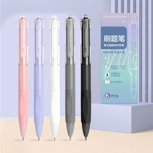 Usloyux Retractable Ballpoint Pens, Smooth Writing Ink Pens for Exams Office HomeSchool, Fine Point Click Pens for Daily Note Taking Journaling Business Writing