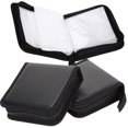 thumbnail image 3 of 3Pcs CD Cases DVD Case Portable Zipper CD Case Holder 40 Disc Wallet Bag, 3 of 7