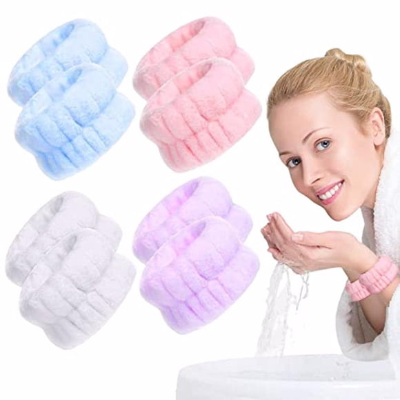 Xingzhi Bracelet en Microfibre Douce 8x pour un Nettoyage du Visage Stable et Confortable Bracelets de Lecture pour le Lavage